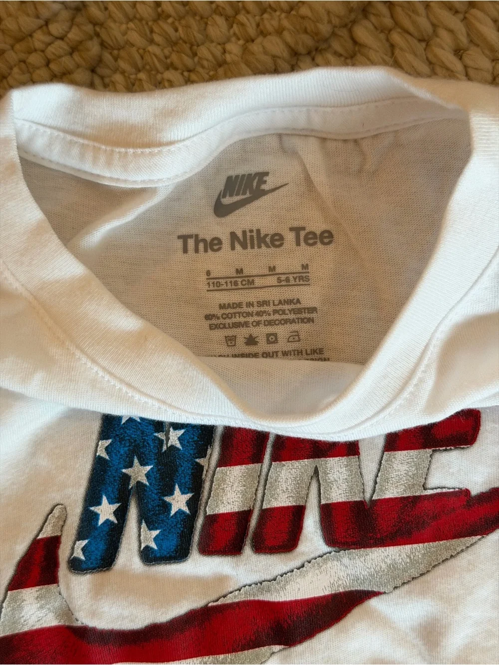 Nike white short